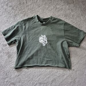 Darc Sport Olive Green Cropped Tee